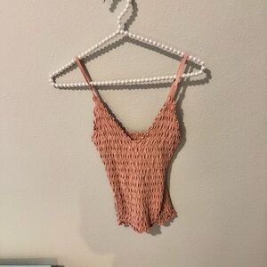 NWOT Free People Peach Pink Camisole Top